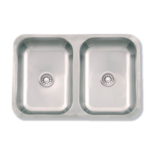 Bacha Acero Inoxidable Mi Pileta Doble 104p