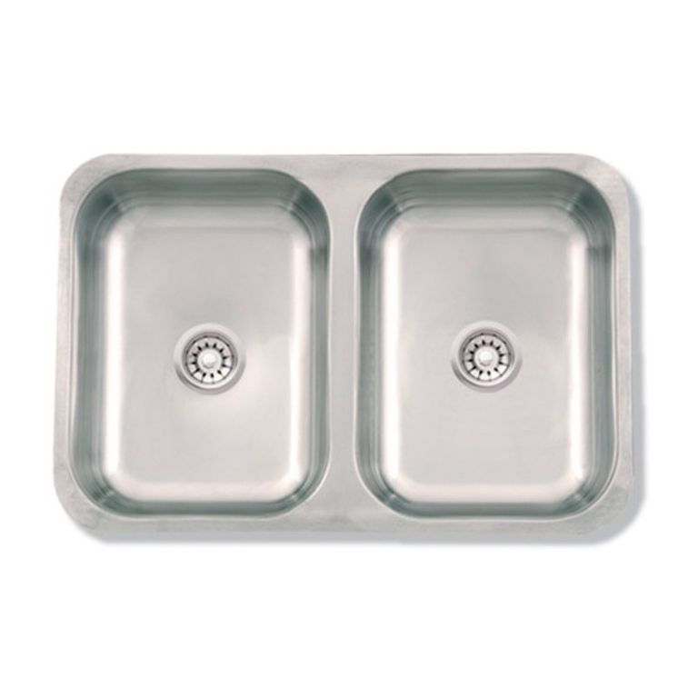 Bacha Acero Inoxidable Mi Pileta Doble 104p