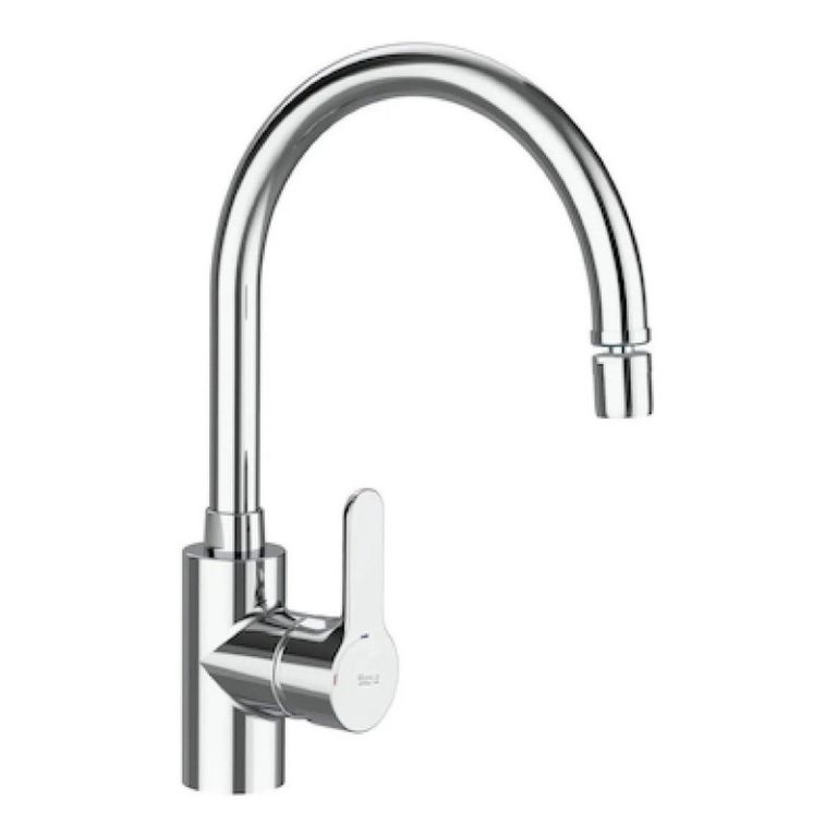 Griferia Roca L20 Cocina Mesada Pico Bar Monocomando