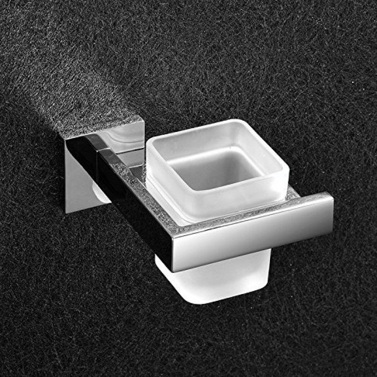 Portavasos Cromo Metálico Radison Ronda Baño Accesorios - Imagen 2