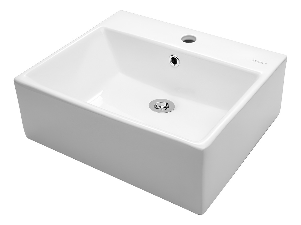 Bacha Piazza Cuadrada Apoyo 117/1 Agujeros Para Monocomando Santagal