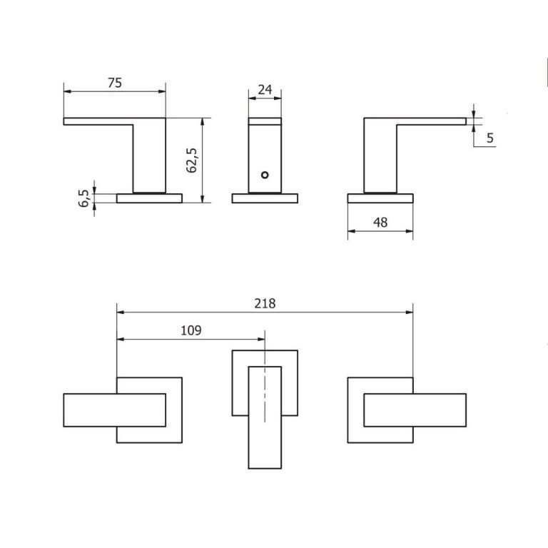 Griferia Piazza Level Bidet Cierre Cerámico - Imagen 2