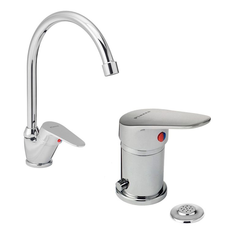 Combo Piazza Domani Monocomando Bidet + Lavatorio Pico Bar