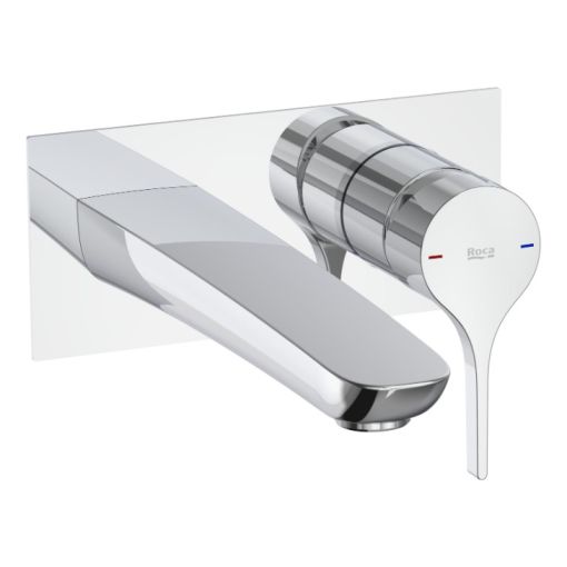 Kit De Griferia Roca Iconia Lavatorio Pared C/cuerpo Empotra