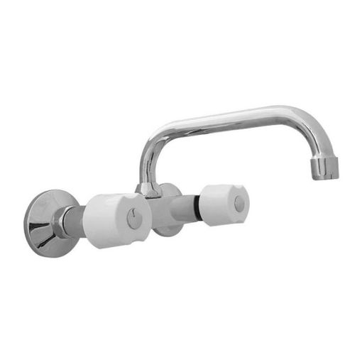 Griferia Peirano Laza Cocina Pared Exterior Pico Alto 939