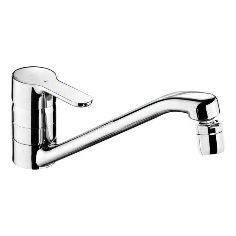 Griferia Roca L20 Cocina Mesada Monocomando Cromo