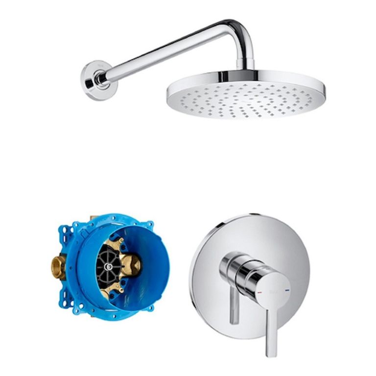 Griferia Roca Naia Ducha Embutir Monocomando Cromo