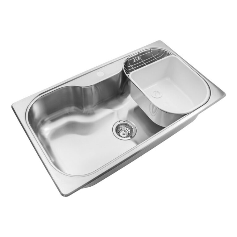 Pileta Accesorio Bacha Cocina Johnson Luxor Piaclu Blanco Pr - Imagen 2