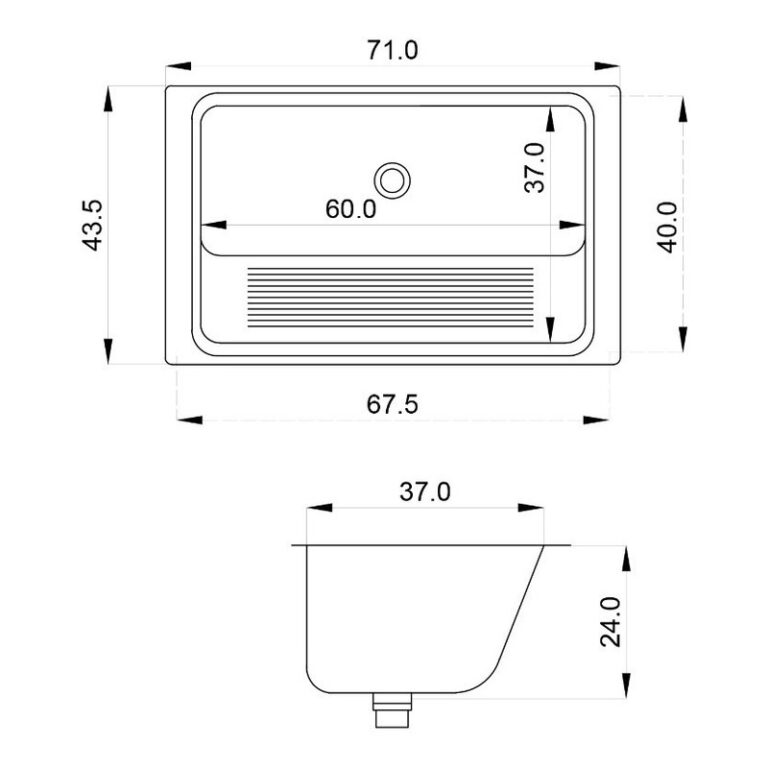 Bacha Acero Inoxidable Mi Pileta 420le Para Lavadero - Imagen 3