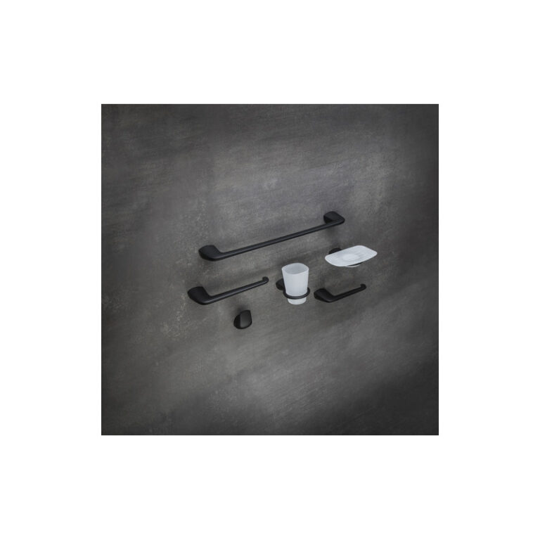 Portavaso Portacepillo De Baño Fv Epuyen Negro 0169/l2-ng - Imagen 3