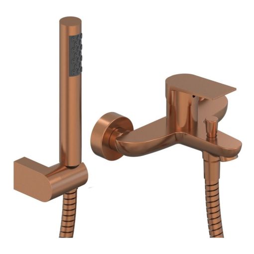 Griferi Hidromet Raptor Rose Gold Ducha Exterior Monocomando