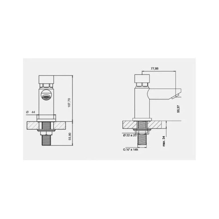 Grifería Temporizada Hidromet Lavatorio Mesada Negro 930negr - Imagen 2