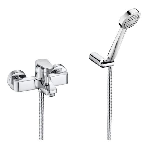 Grifería Roca Atlas Ducha Exterior Con Transferencia Cromo