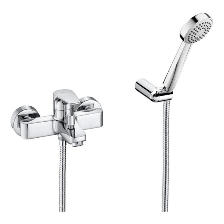 Grifería Roca Atlas Ducha Exterior Con Transferencia Cromo