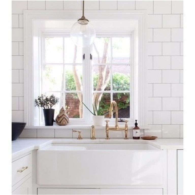 Bacha Cocina Ferrum Country Loza Blanca Lfcfb De Apoyo - Imagen 4