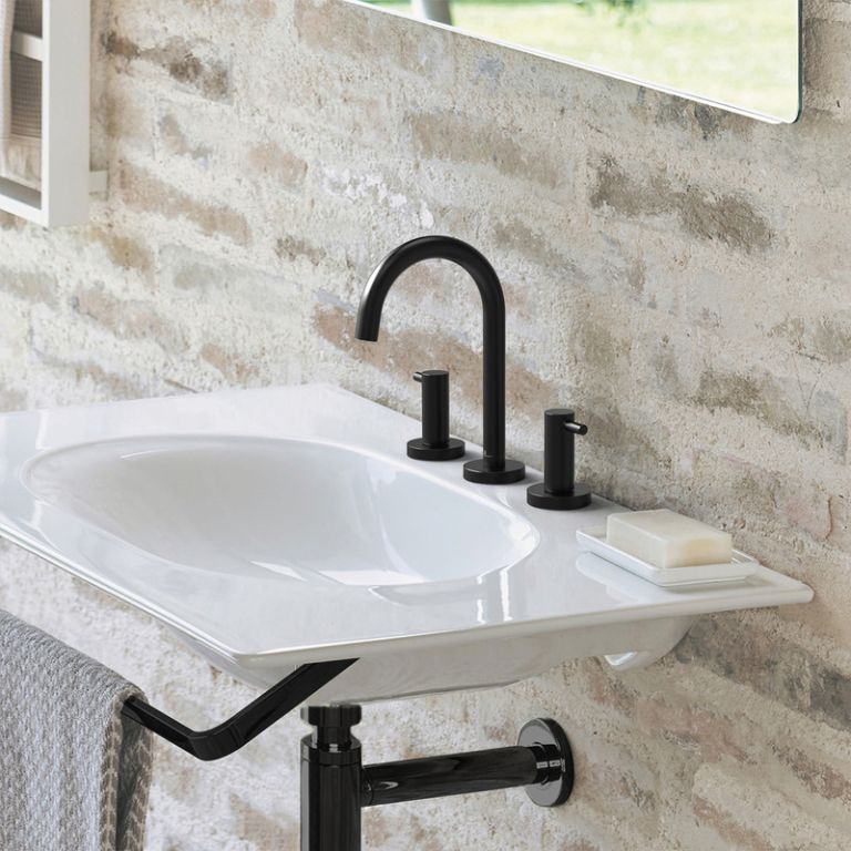 Grifería Hidromet Jet Black Lavatorio Mesada - Imagen 4