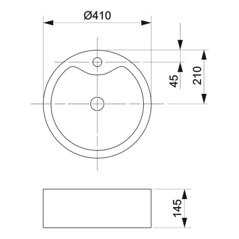 Bacha Piazza A029 De Apoyo Redonda Bano Monocomando - Imagen 2