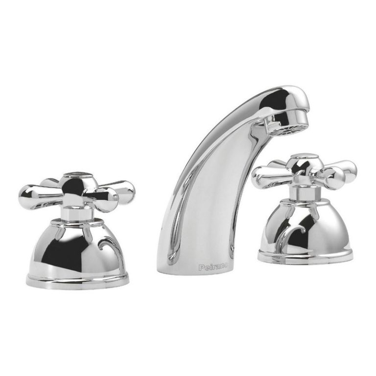 Grifería Peirano Ares Lavatorio Mesada Blanco Y Cromo