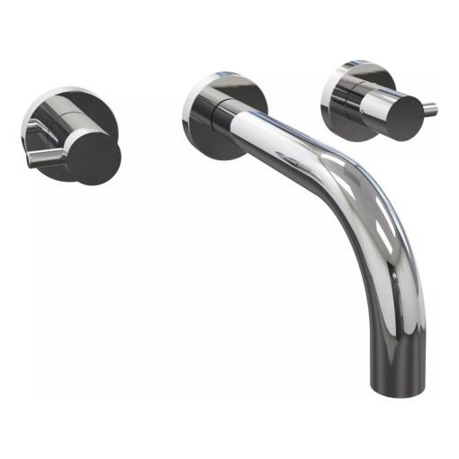 Grifería Hidromet Mini Cromo Lavatorio Pared - 2980crcr