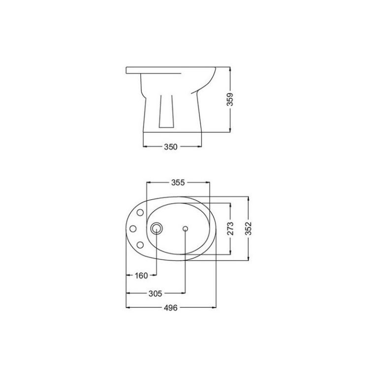 Bidet Ferrum Andina De Uno O Tres Agujeros Bea3 Bea1 - Imagen 7