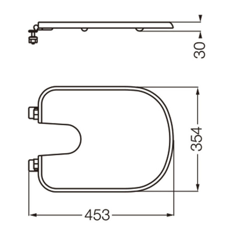 Asiento Tapa Bidet Ferrum Bari De Colgar - Imagen 3