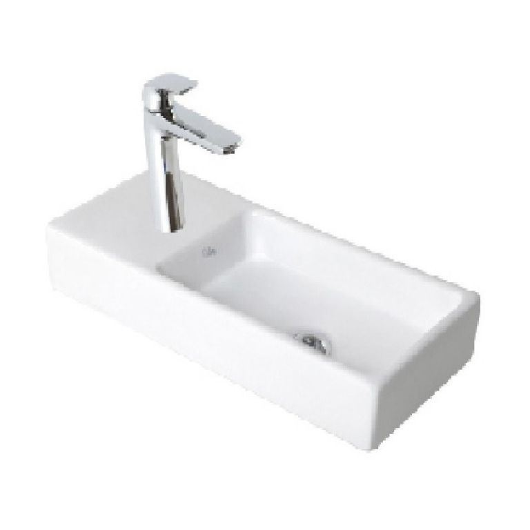 Bacha De Apoyo Ferrum Tori L322k Toilette Blanco Baño