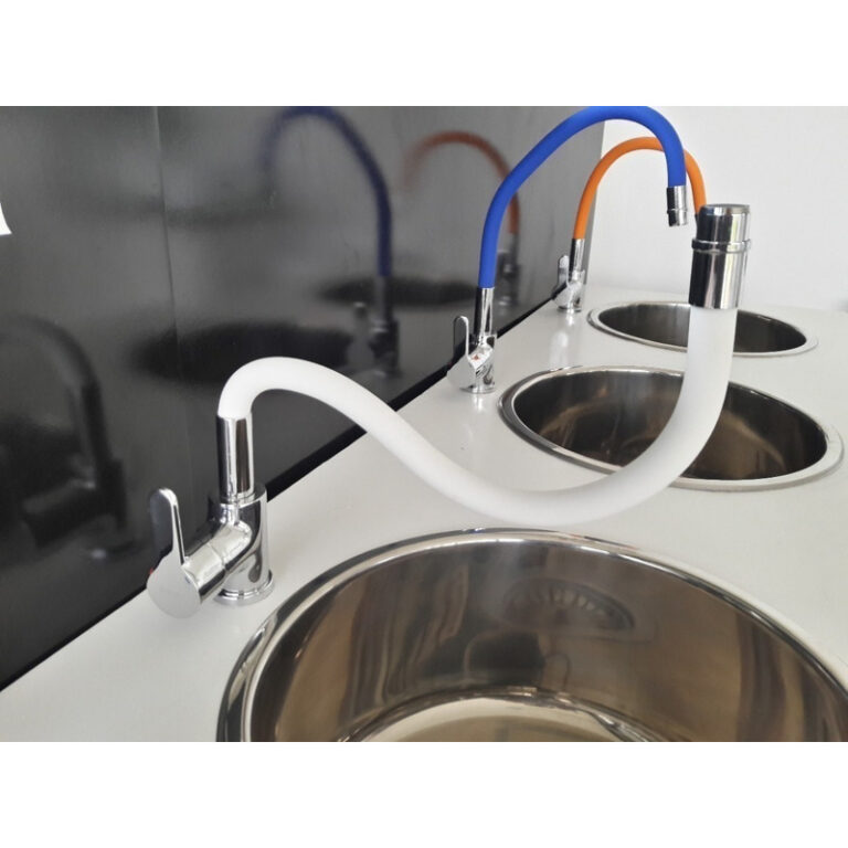 Griferia Piazza Emblem Blanco Gourmet Cocina Monocomando - Imagen 6