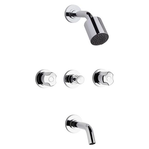 Griferia Fv Pampa Ducha De Embutir Con Transferencia 0103/b6 Baño Lluvia Cromo Garantía Flor