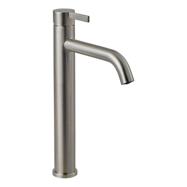 Griferia Peirano Steel Lavatorio Alto Monocomando 61-205