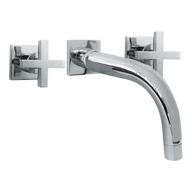 Grifería Peirano Santander Lavatorio Pared Cierre Cerámico