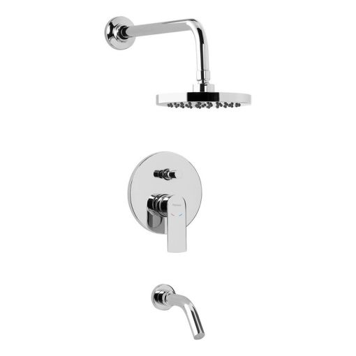 Griferia Peirano Vera Ducha Embutir Transferencia 80-180