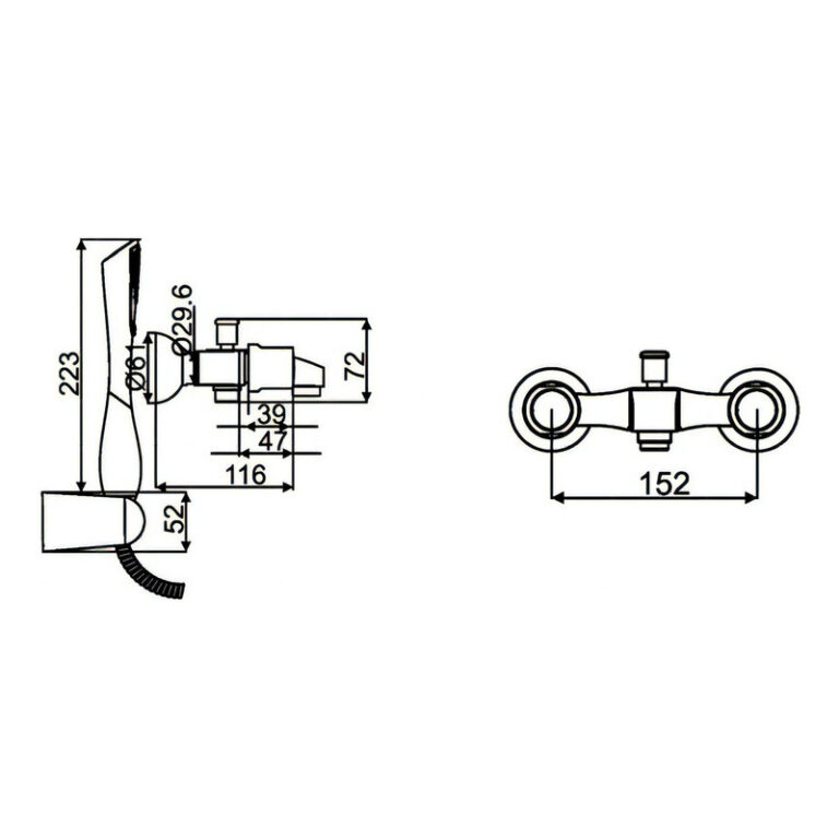 Griferia Hidromet Fun Ducha Exterior Con Transferencia - Imagen 2