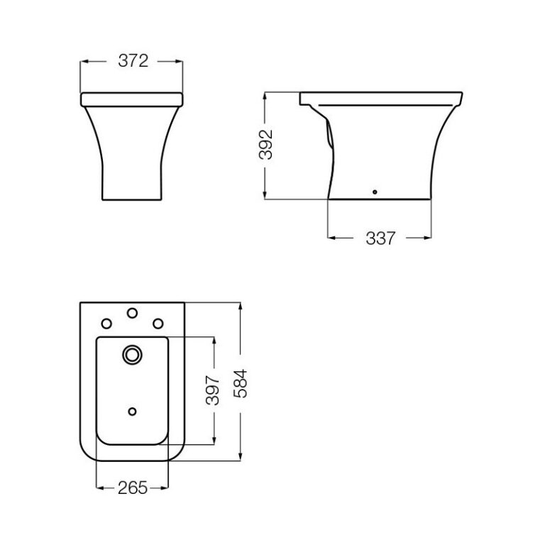 Tapa Asiento Bidet Ferrum Milena - Imagen 3