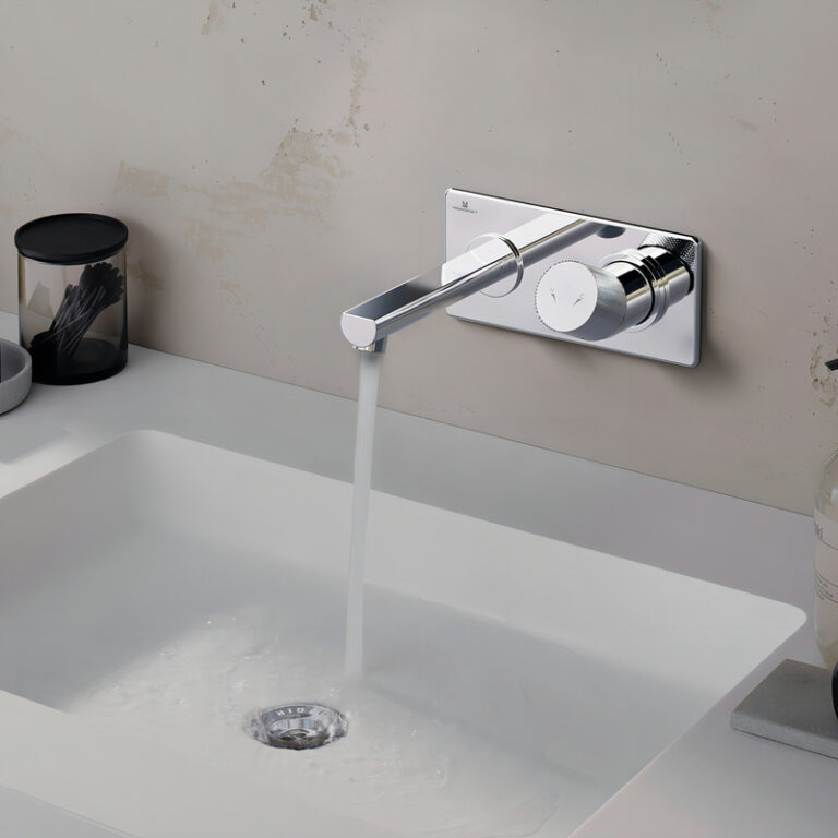 Griferia Lavatorio Pared Monocoman Hidromet Texture 9880crcr - Imagen 2