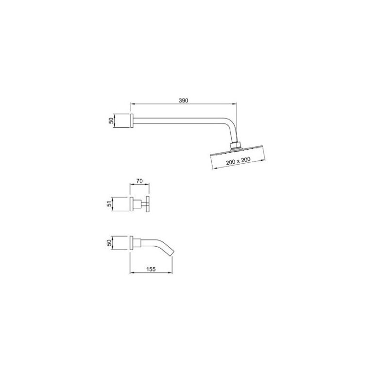 Griferia Peirano Santander Ducha Embutir Cierre Ceramico - Imagen 2