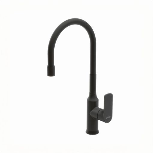 Grifo De Cocina Monocomando Vasser Agatha 25-2302.01 Black