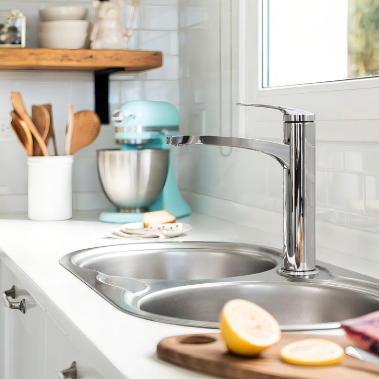 Griferia Fv Bonnie Cocina Monocomando Cromo 411/h1