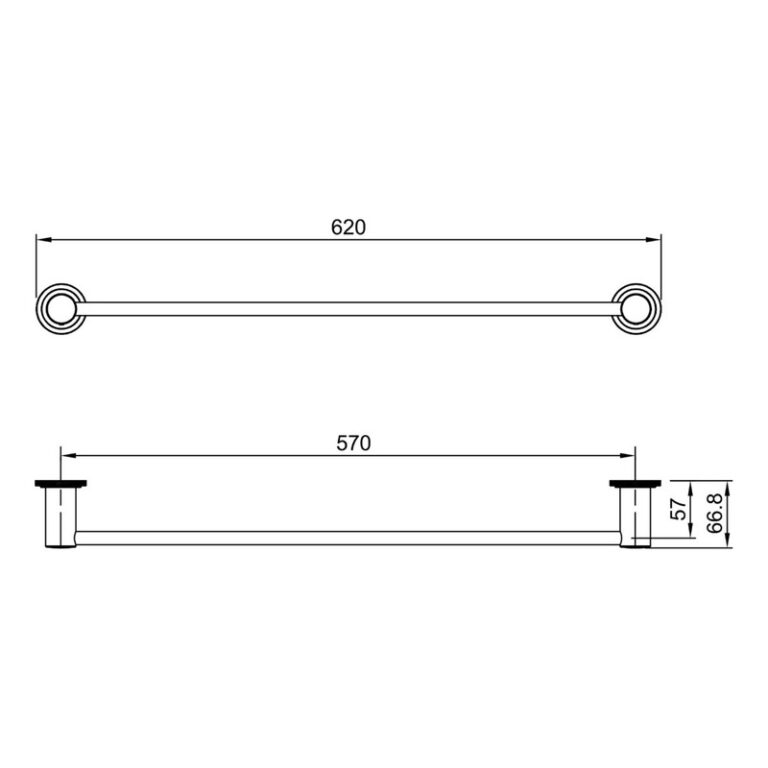 Toallero Barral Peirano Pulse 20010dg Baño Dark Gold - Imagen 2