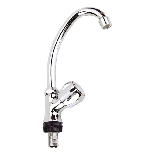 Canilla Un Agua Para Mesada De Cocina Cromada Latyn gr600