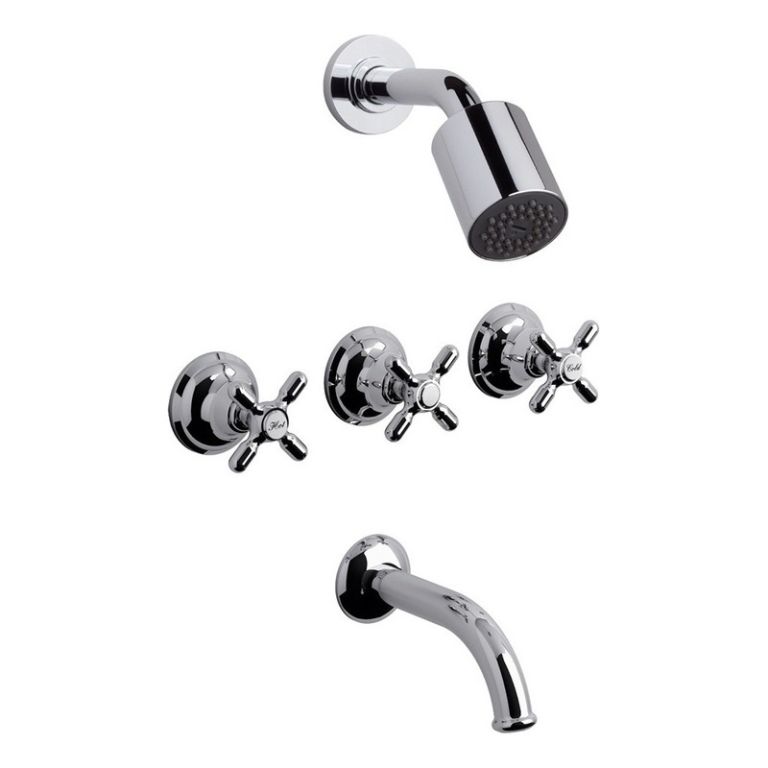 Griferia Fv Newport Plus Ducha Embutir Con Transferencia