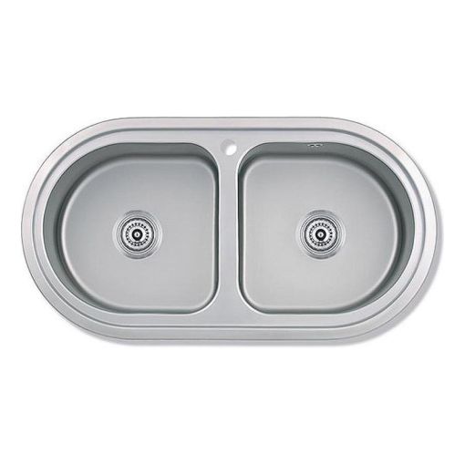 Bacha Acero Inoxidable Mi Pileta Encastrable Semicircul 502e
