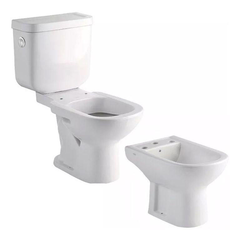 Combo Bari Ferrum Bidet + Inodoro Largo + Deposito Dual