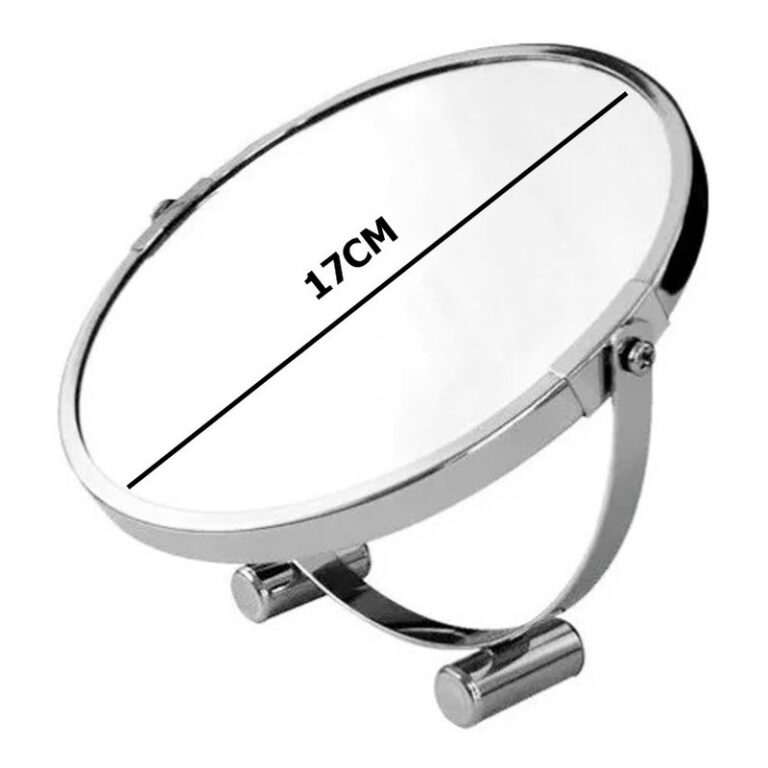 Espejo 2 Caras Daccord Doble Apoyar Bano Metal Vidrio - Imagen 2