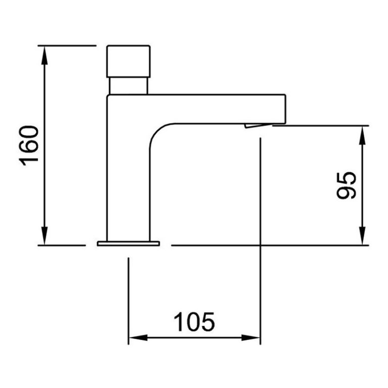 Griferia Peirano Tecno Lavatorio Temporizada - Imagen 2