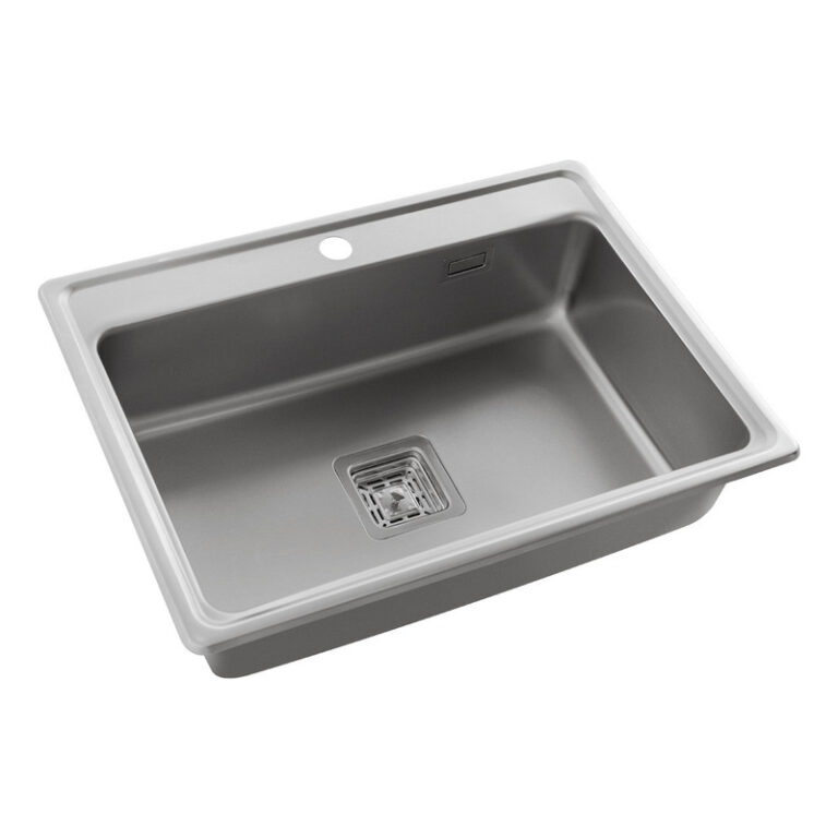 Bacha Encastrable Acero De Cocina Mi Pileta 783e Satinada - Imagen 4