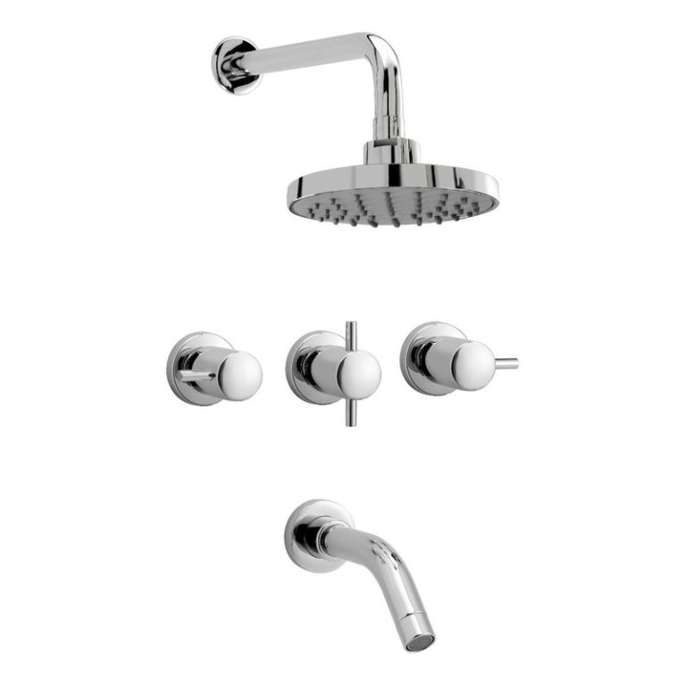 Grifería Peirano Marbella Ducha Embutir C/trans Cierre Cerám