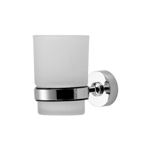 Portacepillo Portavaso Peirano 3000 Accesorio Bano Cromo