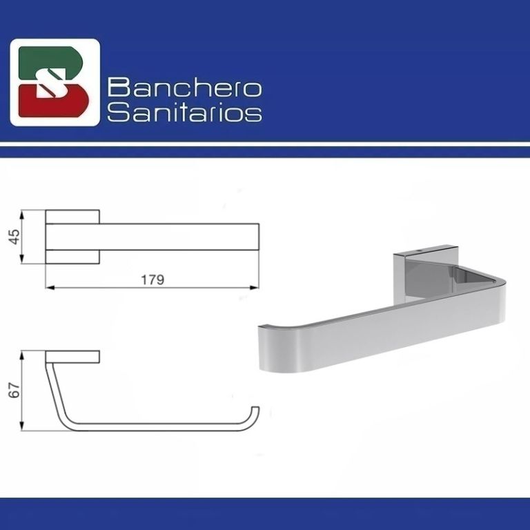 Portarrollo Fv Chalten Cromo 0167/h4 - Imagen 3