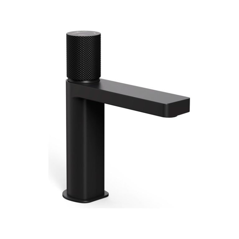 Griferia Hidromet Texture Black Lavatorio Bajo Mono 9801negr