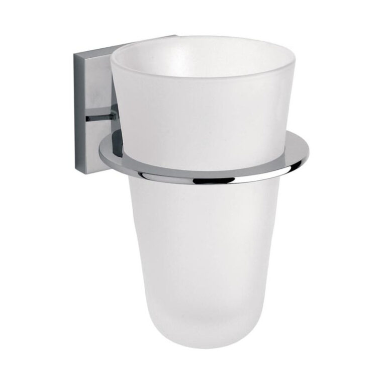 Accesorios Bano Fv Dominic Porta Vaso Cromo 169/85 Color Plata - Imagen 3